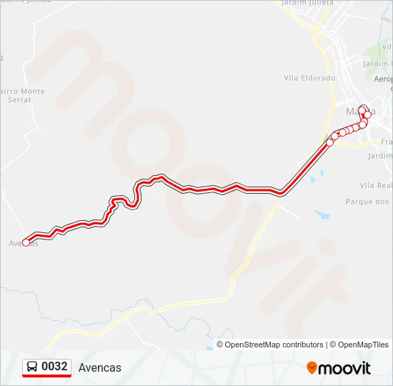0032 Bus Line Map