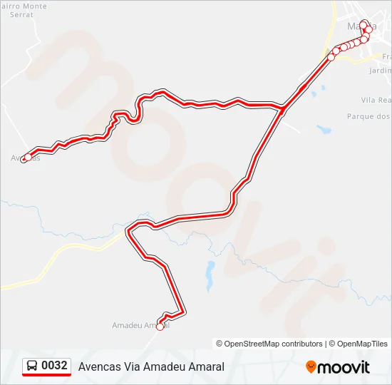 0032 Bus Line Map