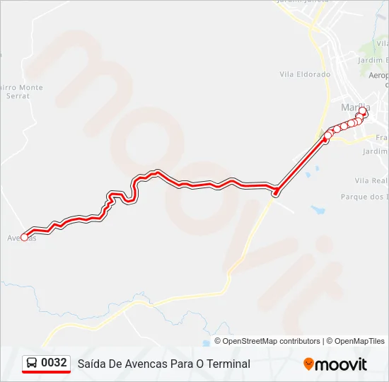 0032 Bus Line Map