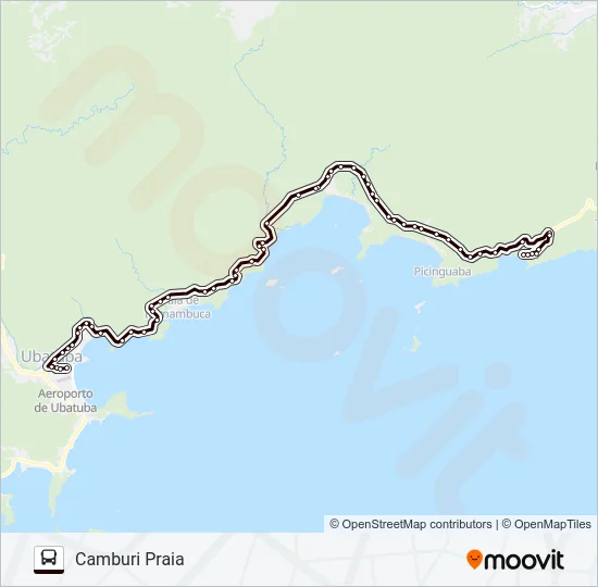 23 CAMBURI PRAIA Bus Line Map