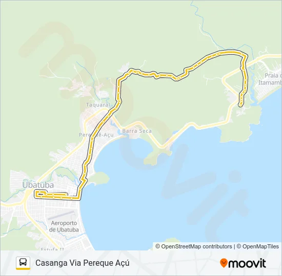 13 CASANGA Bus Line Map