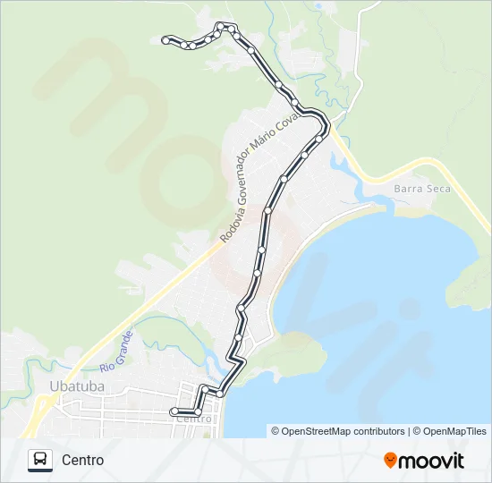 12 TAQUARAL Bus Line Map
