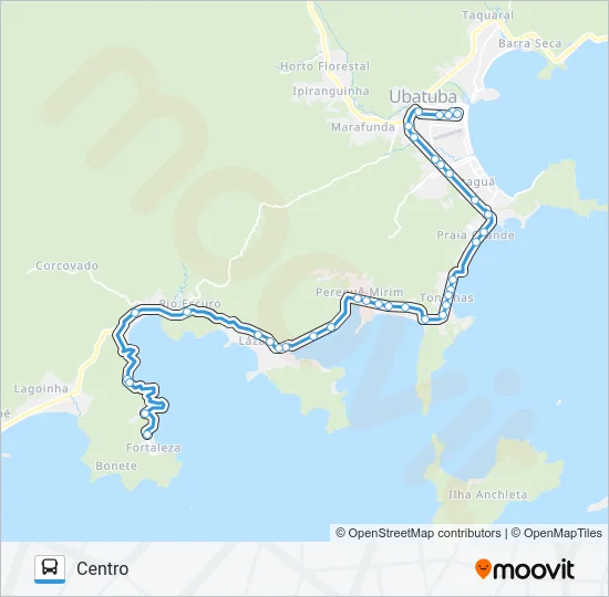 03 FORTALEZA Bus Line Map