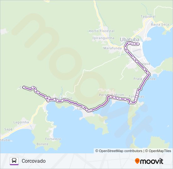 04 CORCOVADO bus Line Map