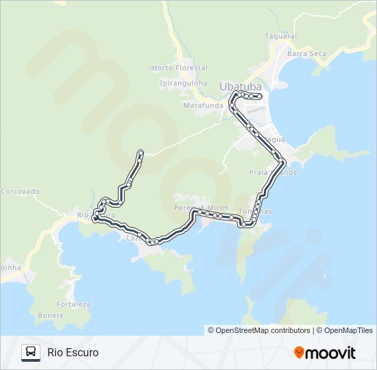 Mapa de 05 RIO ESCURO de autobús