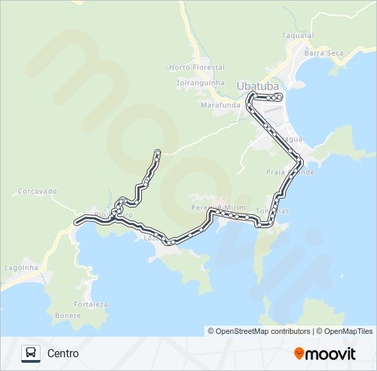 Mapa de 05 RIO ESCURO de autobús