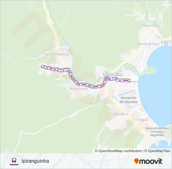 11 IPIRANGUINHA Bus Line Map