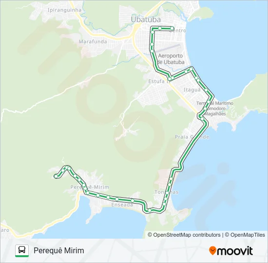 07 PEREQUÊ MIRIM Bus Line Map