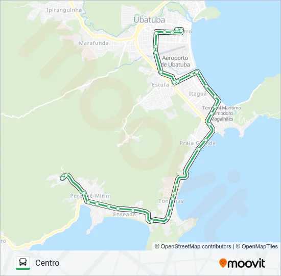 07 PEREQUÊ MIRIM Bus Line Map