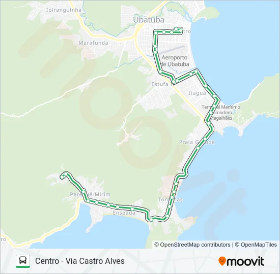 07 PEREQUÊ MIRIM Bus Line Map