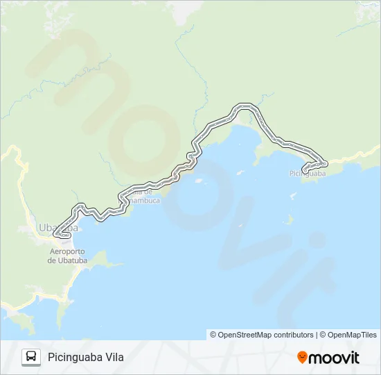 17 PICINGUABA VILA Bus Line Map