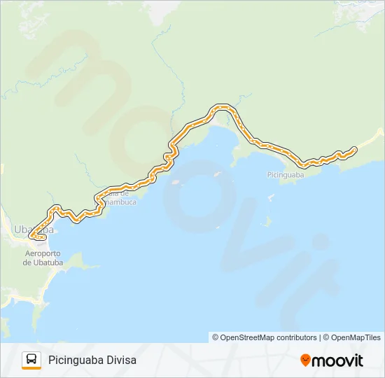 18 PICINGUABA DIVISA Bus Line Map