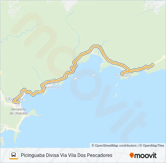 18 PICINGUABA DIVISA Bus Line Map