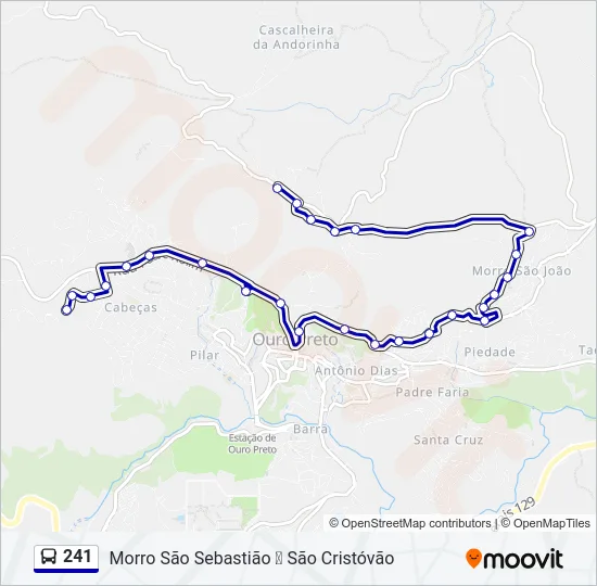 241 Bus Line Map
