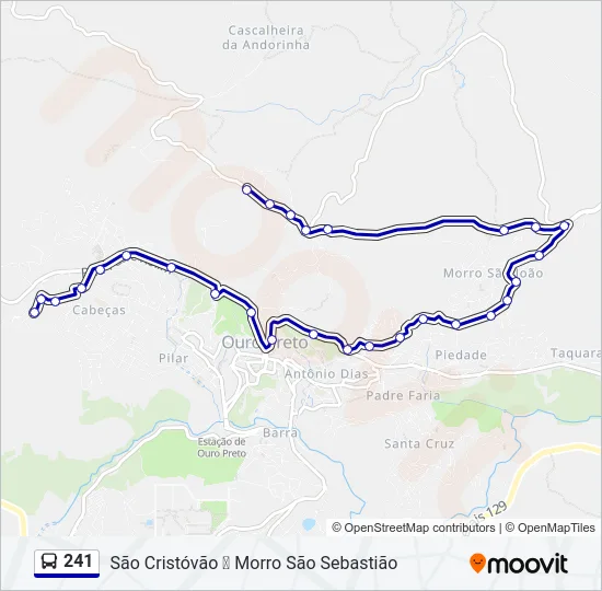 241 Bus Line Map