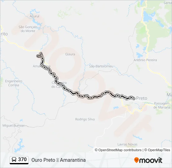 370 Bus Line Map