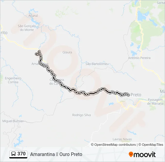 370 Bus Line Map