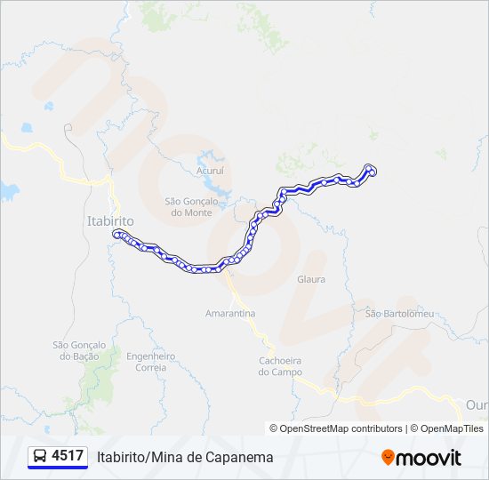 4517 bus Line Map