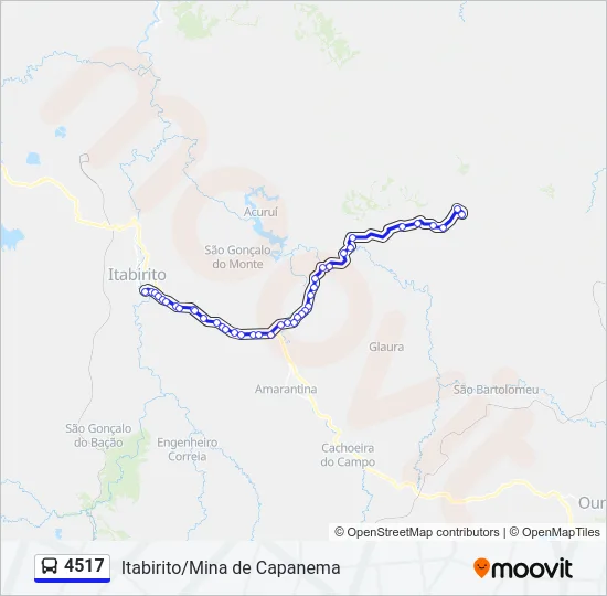 4517 Bus Line Map