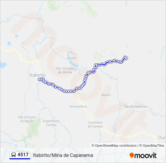 4517 Bus Line Map