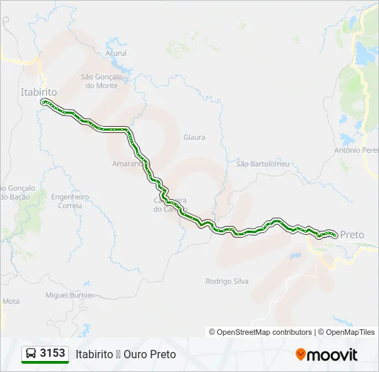 3153 Bus Line Map