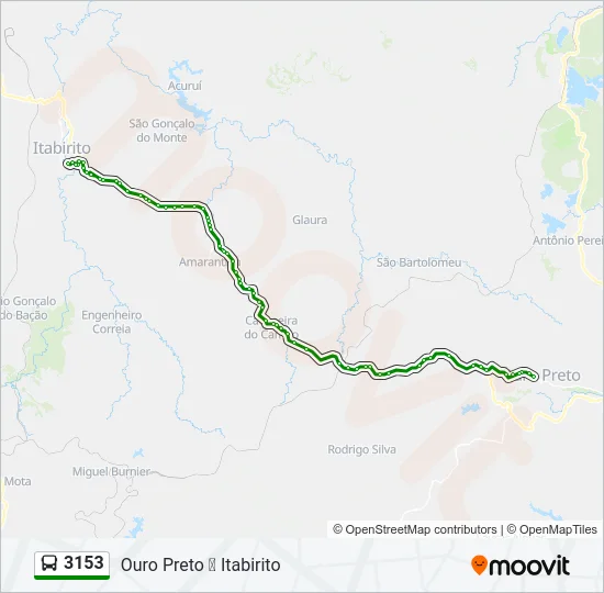 3153 Bus Line Map