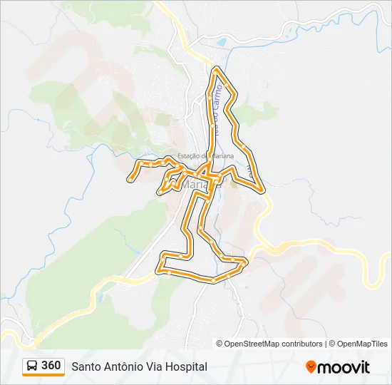 360 Bus Line Map