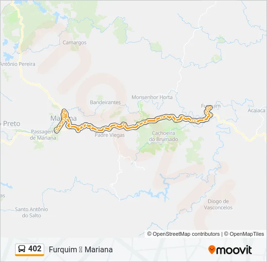 402 Bus Line Map