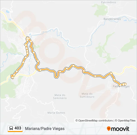 403 Bus Line Map