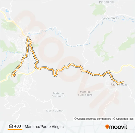 403 Bus Line Map