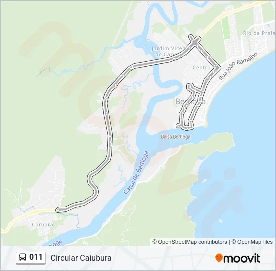 011 Bus Line Map