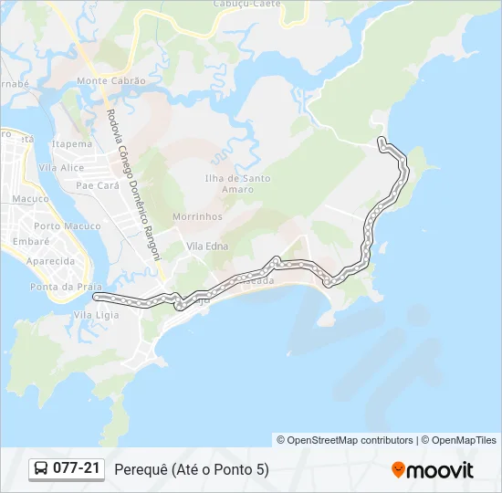 077-21 Bus Line Map