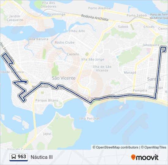 Mapa da linha 963 de 