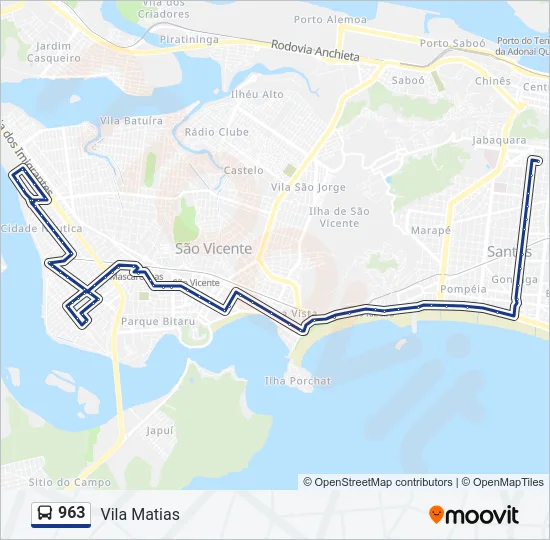 963  Line Map