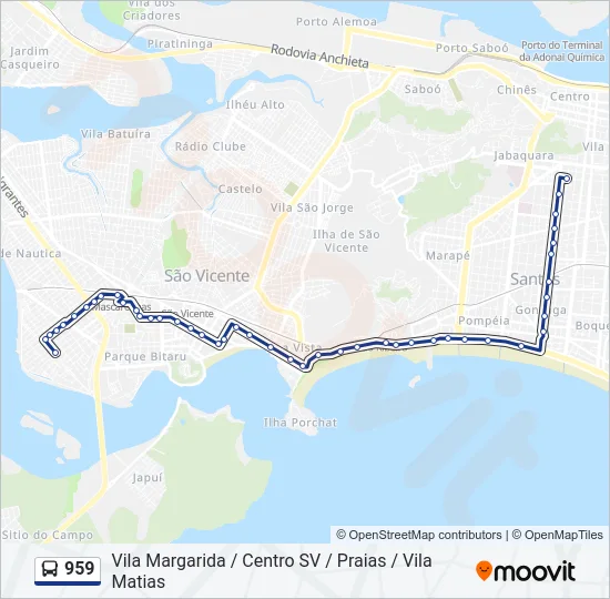 959  Line Map