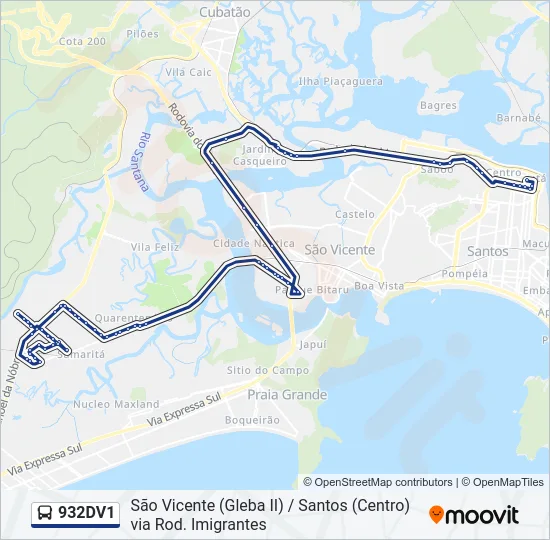 932DV1  Line Map