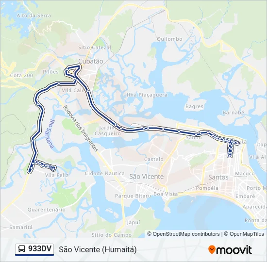 933DV  Line Map