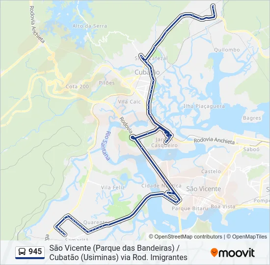 945  Line Map