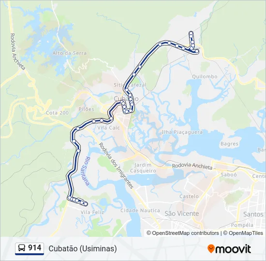 914  Line Map