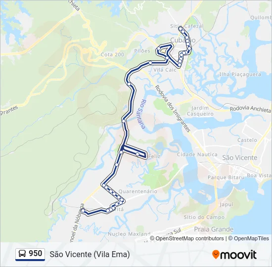 950  Line Map