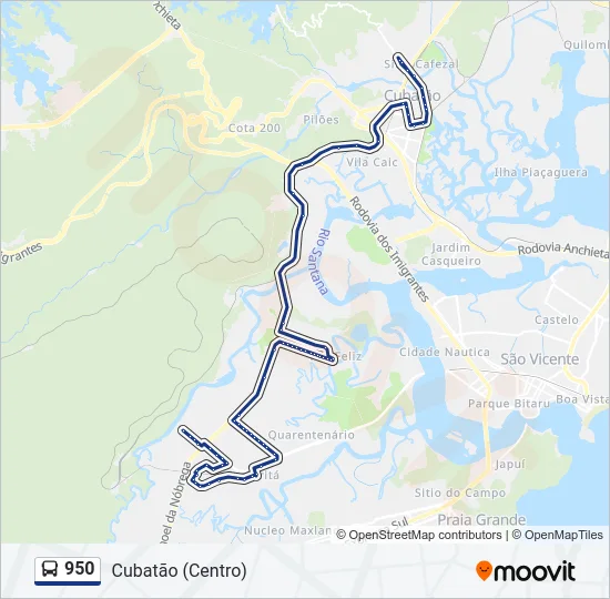 950  Line Map