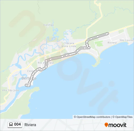 004 Bus Line Map