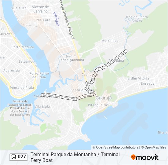 027 bus Line Map