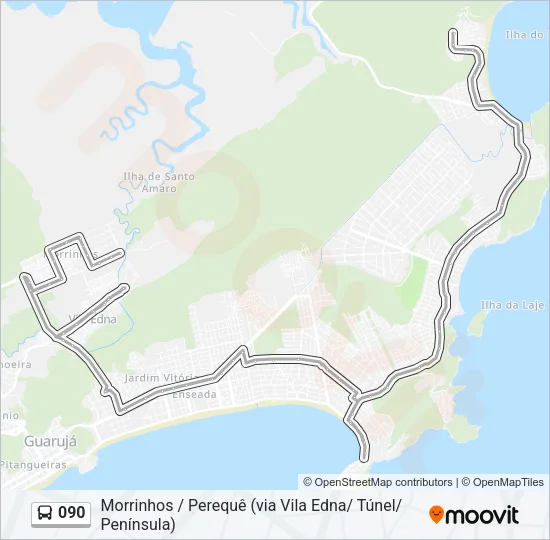 090 Bus Line Map
