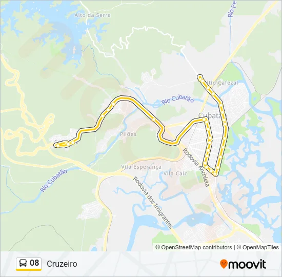 08 Bus Line Map