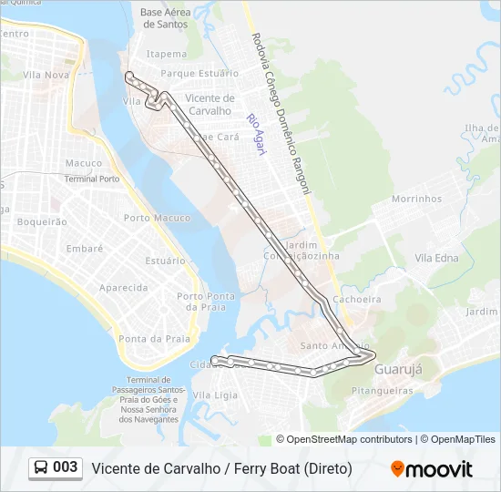 003 Bus Line Map