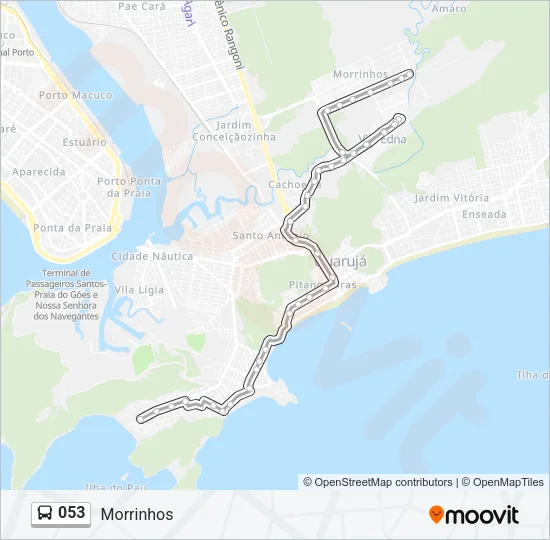 053 Bus Line Map