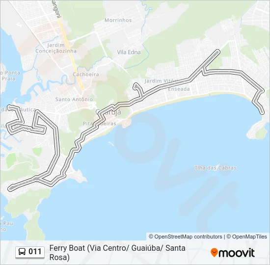 011 Bus Line Map