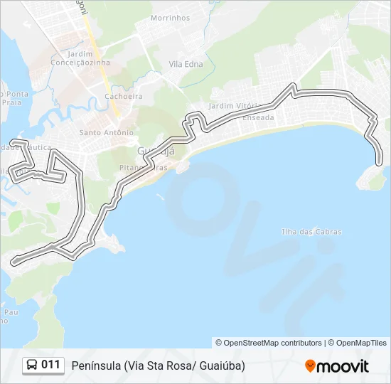 011 Bus Line Map