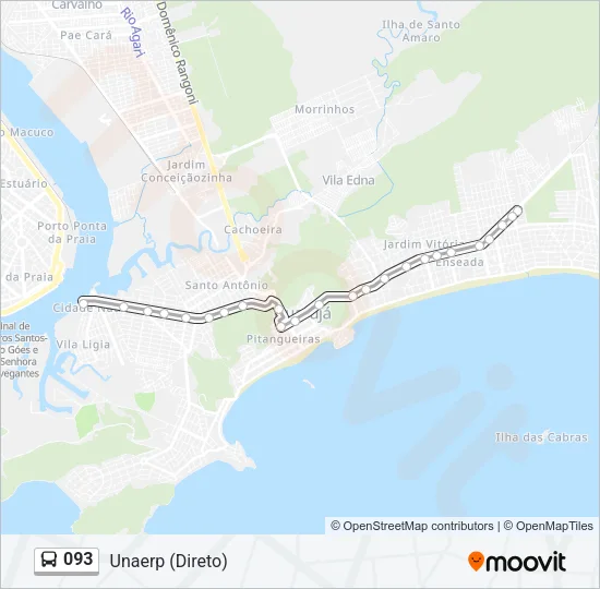 093 Bus Line Map